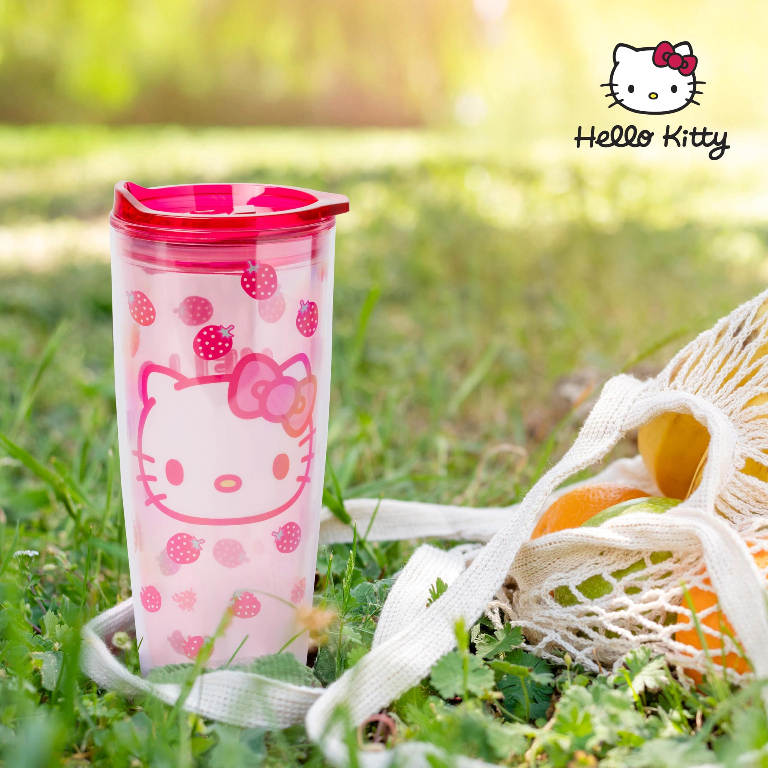 Plastic Hello Kitty Travel Tumbler - 591ml