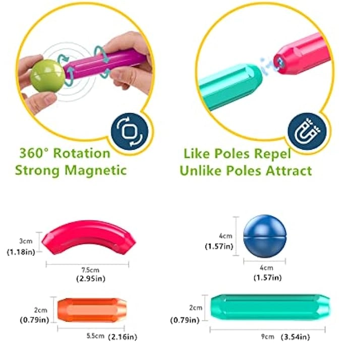 Magnetic Building Blocks - 42 pcs