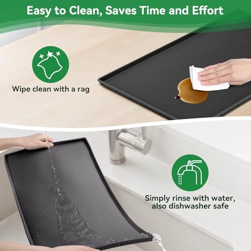 Silicone Mat for Coffee Machines - Non-Slip Waterproof 47 x 29 cm