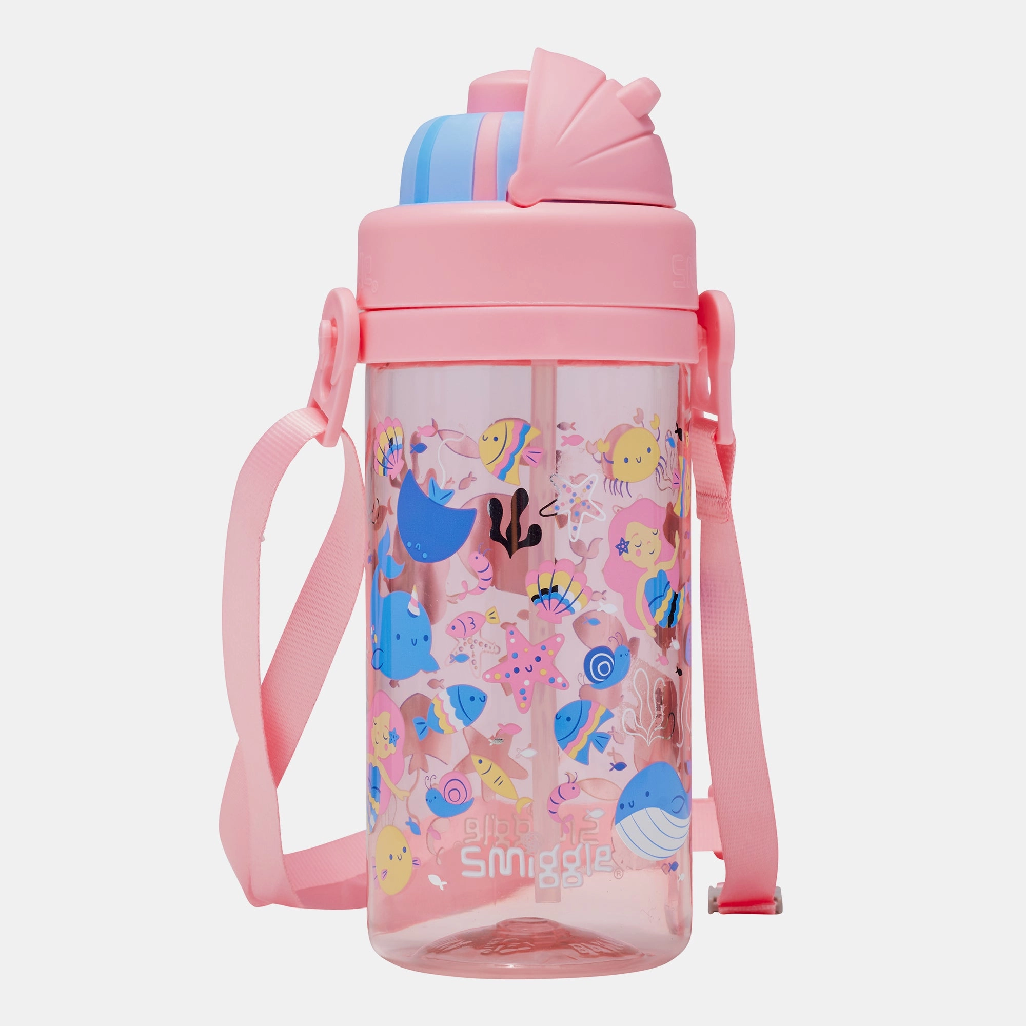 Over And Under Water Bottle - Flip Top Soft-Touch Spout Tritan 400 ml
