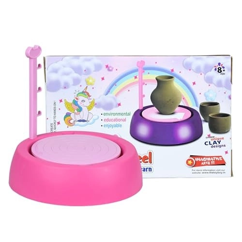 Unicorn Kids Pottery Wheel Kit - Clay 800g