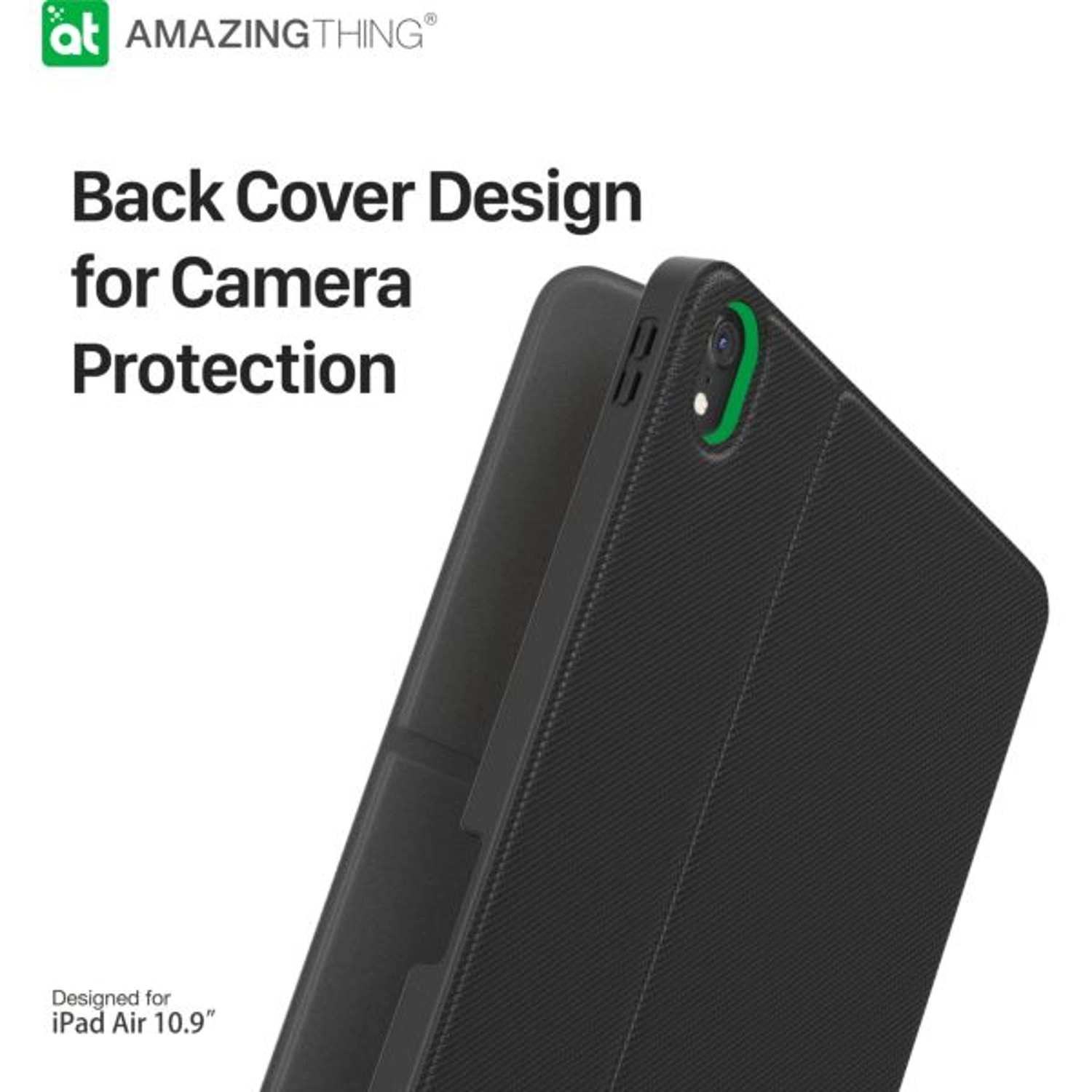 Folio Case with Pencil Slot for iPad Air (M3/M2) 11-inch / iPad Air Gen 5 10.9-inch (2025)