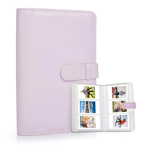 2x3" 108 Pockets Faux Leather PVC Photo Album