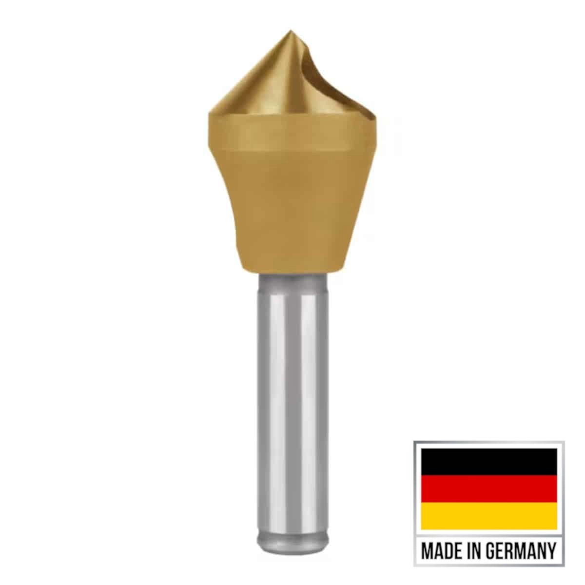 WSH-Tools.de QLS 90° Cross Hole Countersink - HSSE-Co5 with TiN coating 1 pcs 20mm