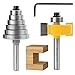Rabbet Router Bit Set - 1/8",1/4",5/16"3/8",7/16",1/2" 1/4 Inch 6
