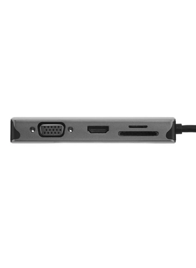 9-in-1 USB-C Travel Dock Hub - Universal compatible with USB-C devices with DP alt-mode