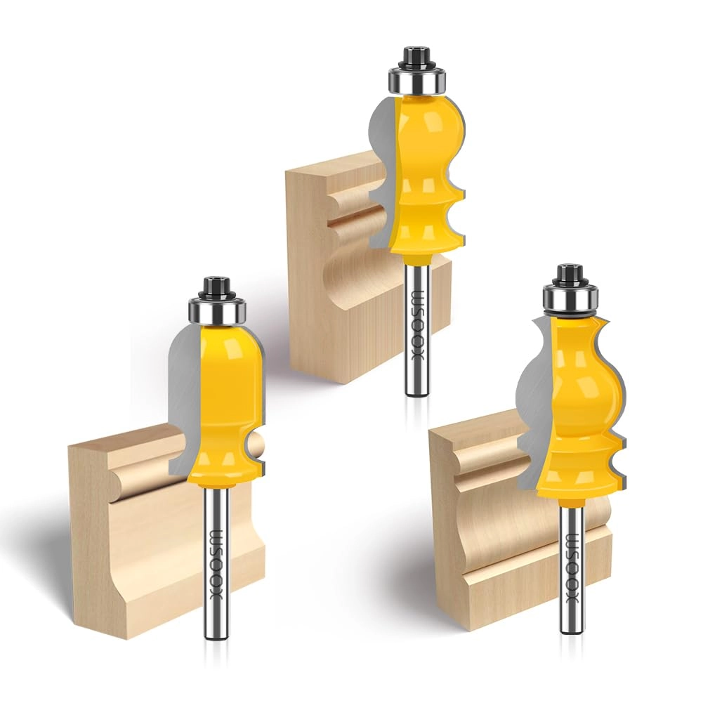 Architectural Casting Router Bit - 8mm 3 Pcs