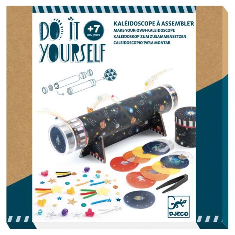 DJECO Do It Yourself - Space Kaleidoscope - 50+ accessories