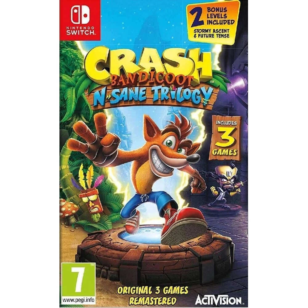 Wii U Mario Kart 8 Deluxe - Nintendo Switch + Crash Bandicoot N. Sane Trilogy
