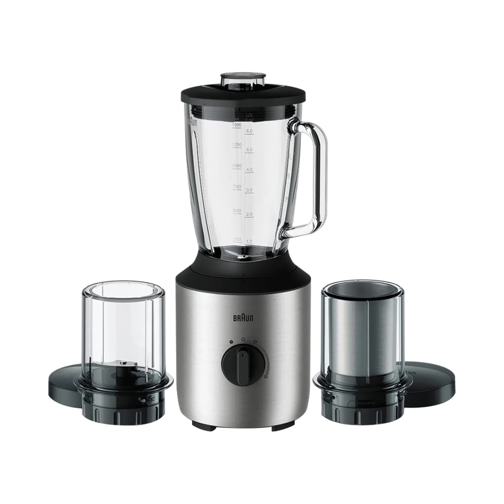 PowerBlend Glass Jug Blender JB3273SI - TriAction Technology Silent Blending