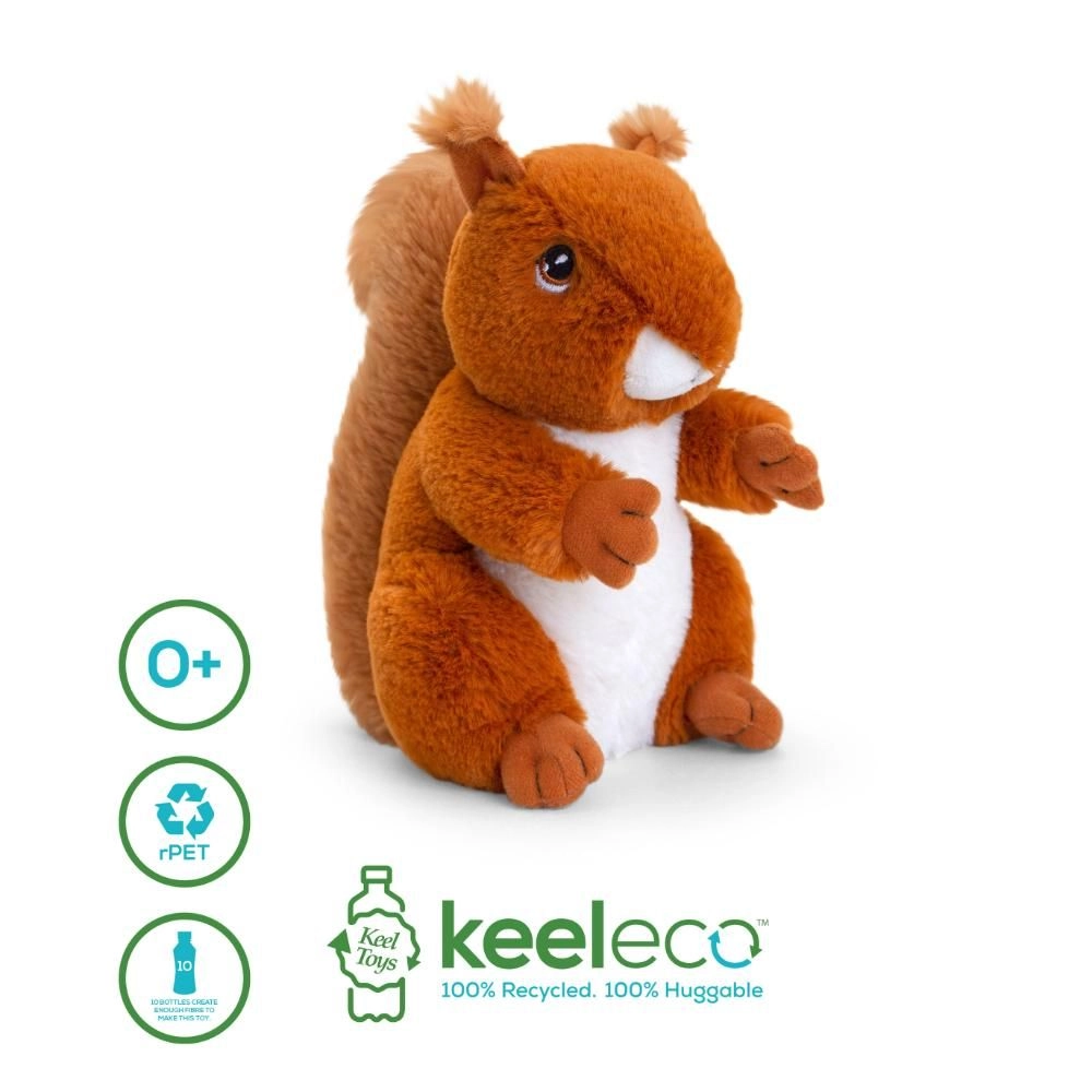 Squirrel Keeleco 19 cm Red