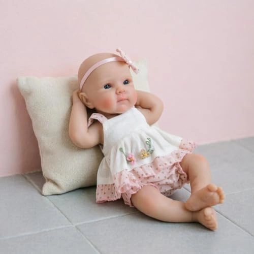 Reborn Baby Doll - 8 Inch Silicone Girl Ages 3+