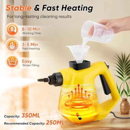 Portable Steam Cleaner - 2.6 to 3.2 bar 350ml