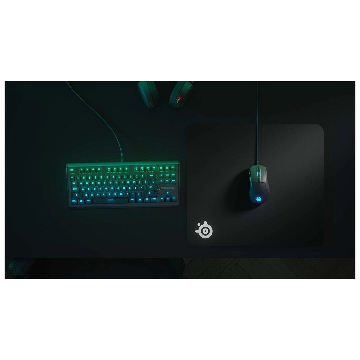 QcK Heavy Micro Woven Cloth Gaming Mouse Pad - 45x40 cm