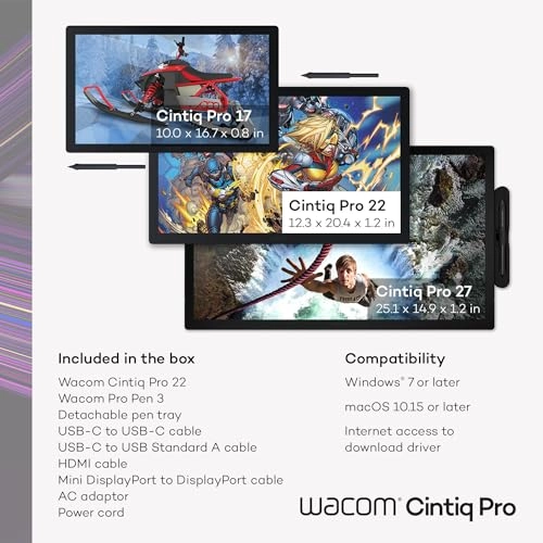 Cintiq Pro 22 - 8192 Levels