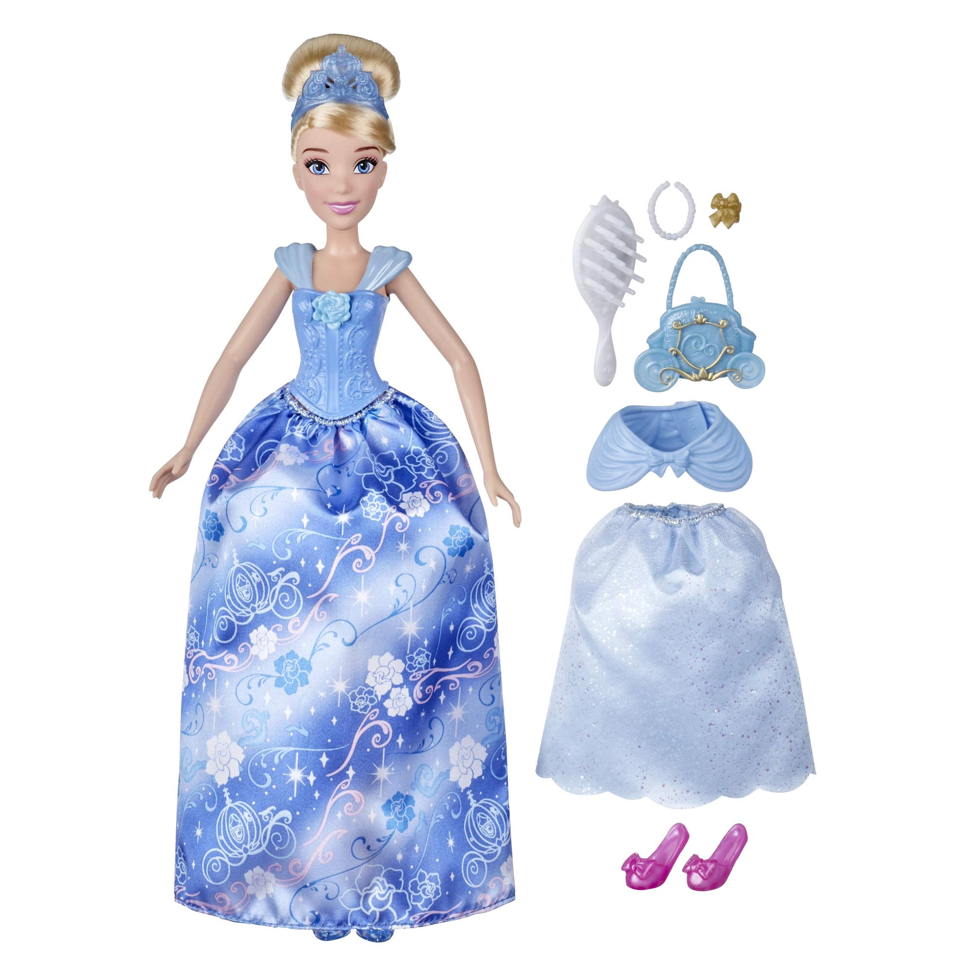 Disney Cinderella Fashion Doll - 10 Fashions and Accessories Ages 3+