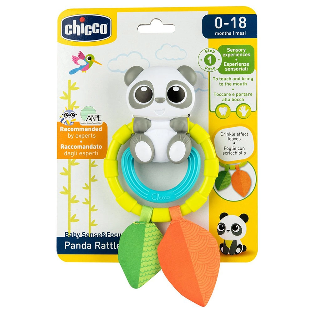Panda Plastic Rattle - Suitable for 3 to 12 months