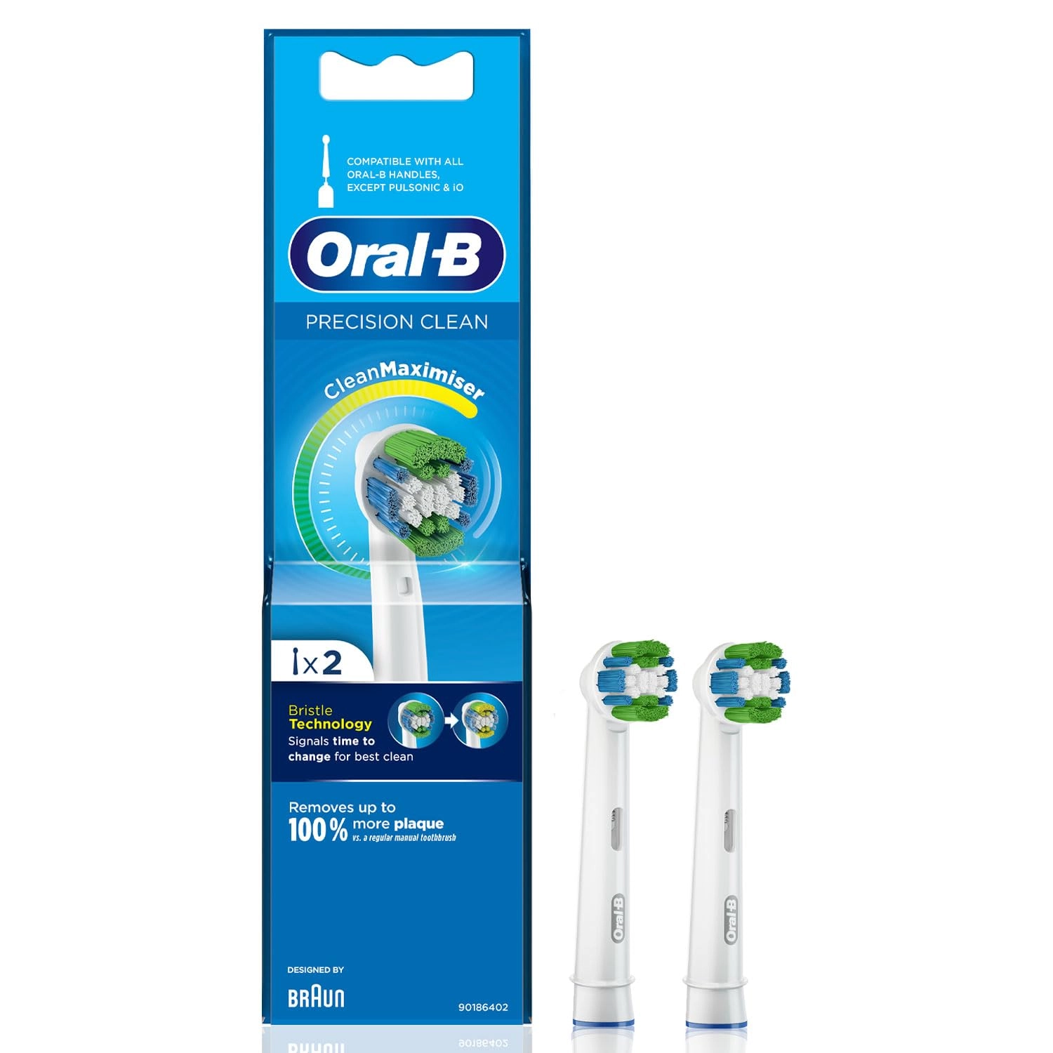 Precision Clean - 2 Heads White