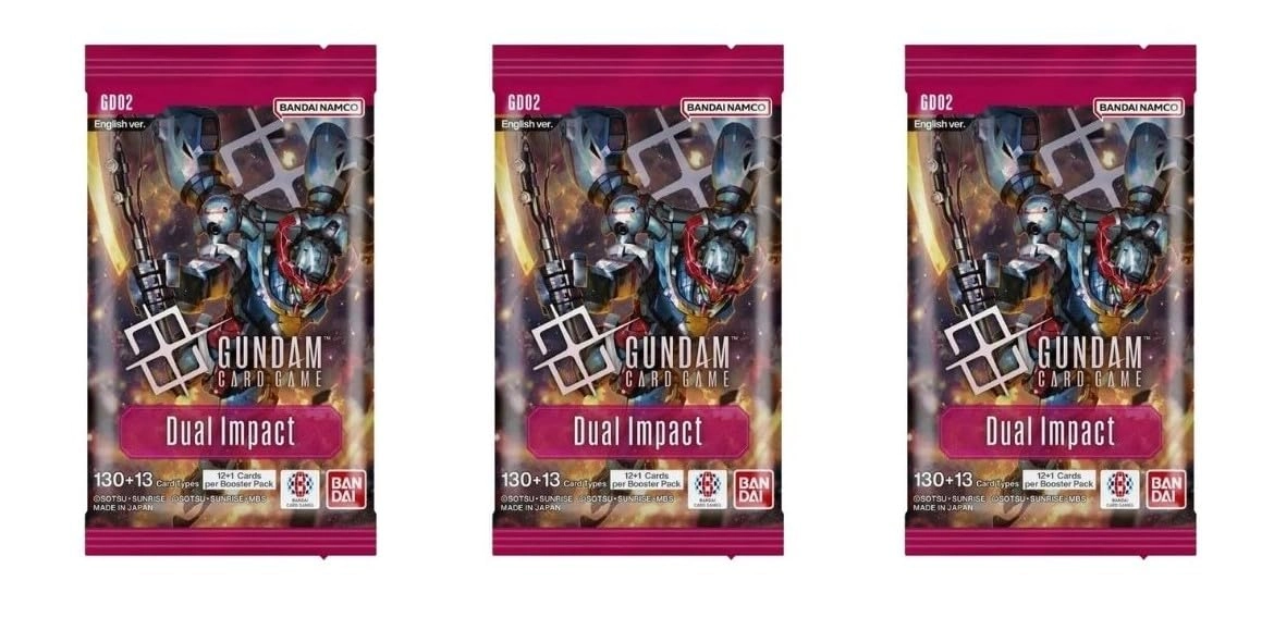 C&E Gundam Card Game Booster Pack - Dual Impact (GD02) - 36 Cards