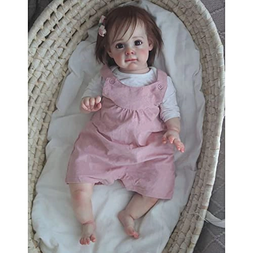 Rebirth Baby Doll - 48cm/58cm Silicone Limbs Cloth Body Panda Clothes Gift Set