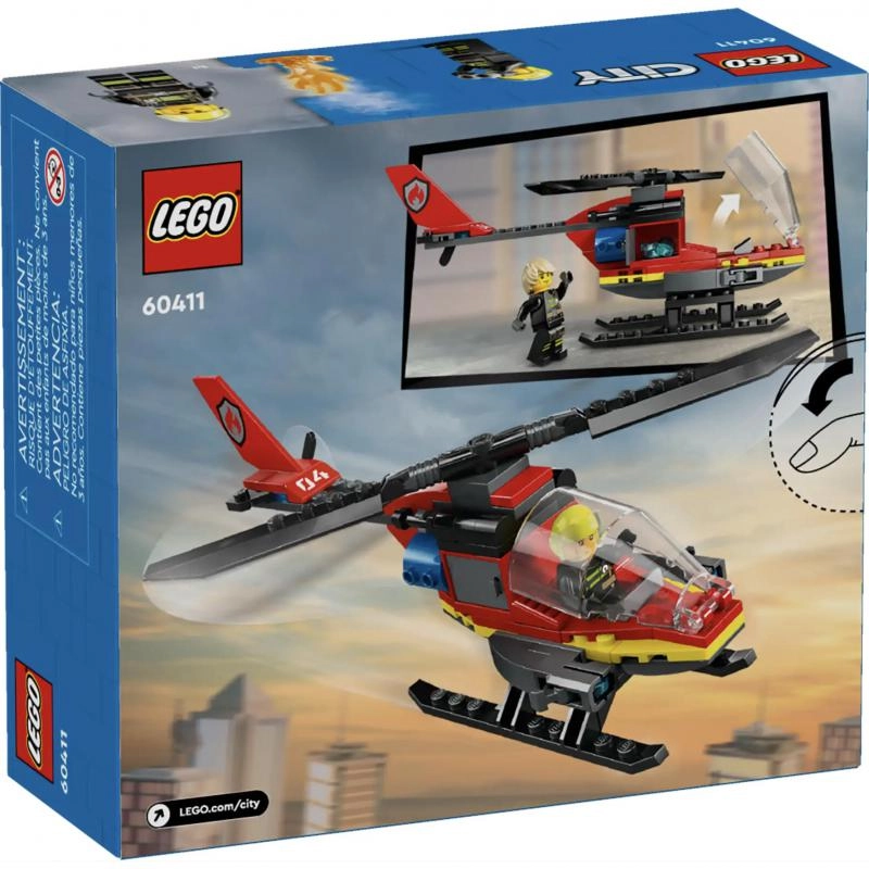 City Fire Rescue Helicopter (60411)
