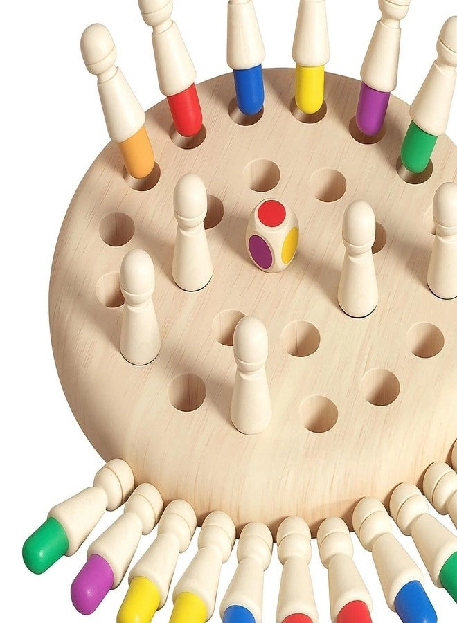 Wooden Colour Memory Game - 3+