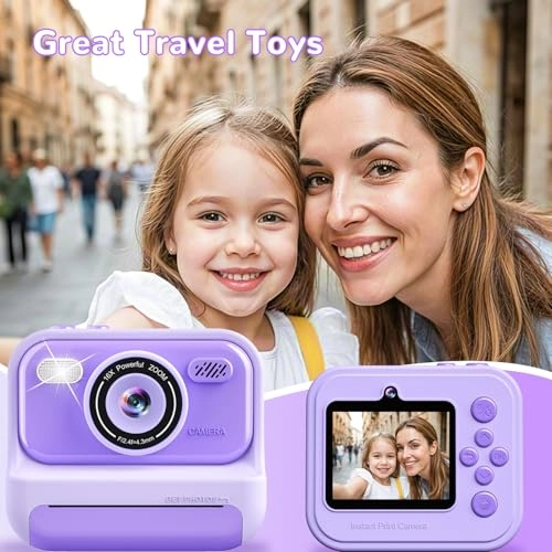 CA-01 - 2.4-inch Screen Instant Print Purple
