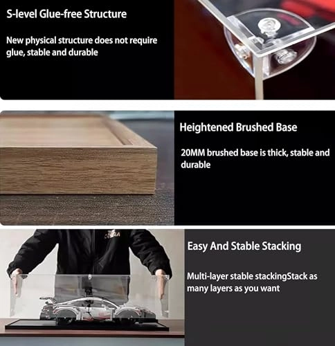 Acrylic Display Case - Lego 31203 World Map