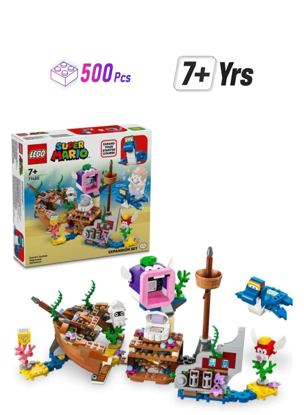 Super Mario Dorrie's Sunken Shipwreck Adventure Expansion Set