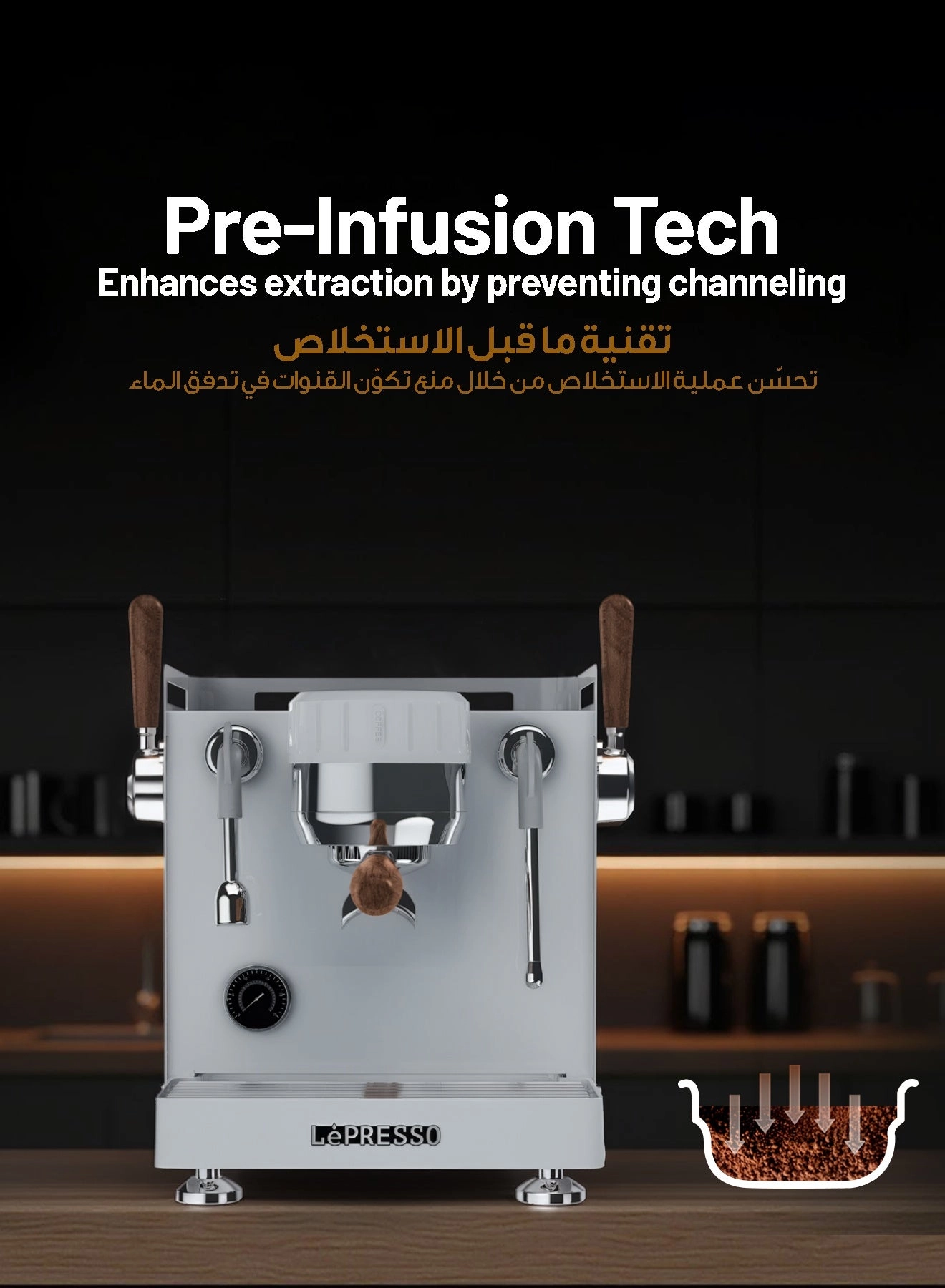 Bellissimo Triple Boiler - Dual Italian Pump External Bottled Water Connection