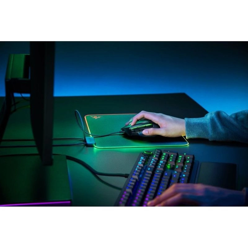 FireflyV2 Plastic Acrylic Gaming Mouse Pad - 35.5x27.4 cm