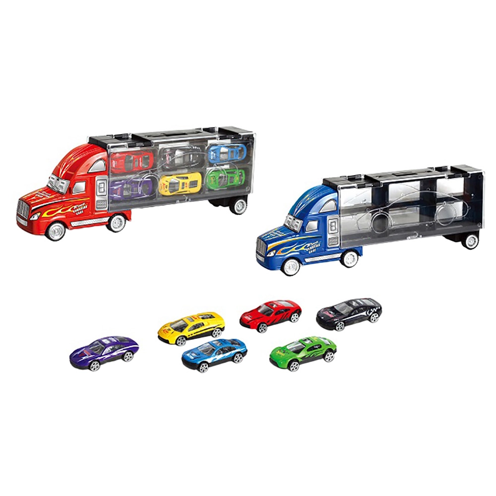 Vroom Trucky - 1pcs Assorted + Die Cast Cars - 6pcs