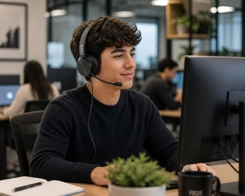 Noise Cancelling Headset - Wired Headset