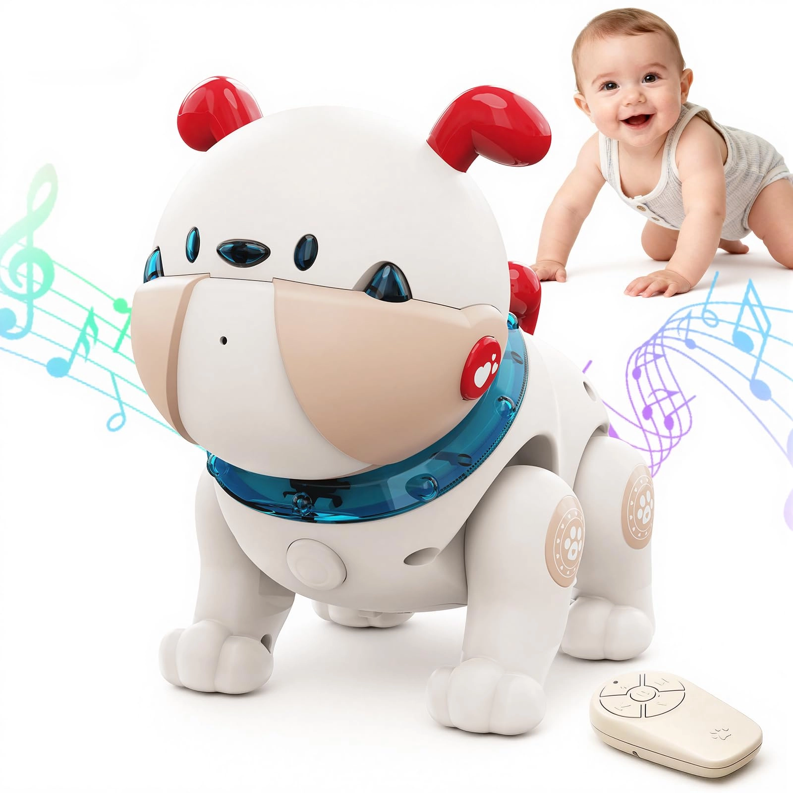 great dachong Musical Crawling Dog - 6-12 Months