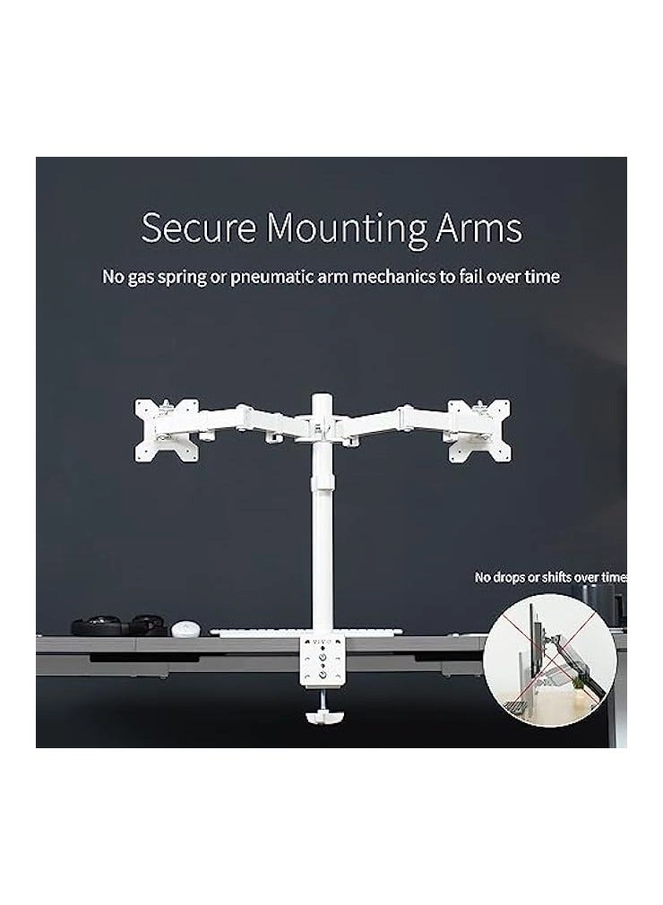 Dual Monitor Stand - 32 inch 75mm x 75mm 100mm x 100mm