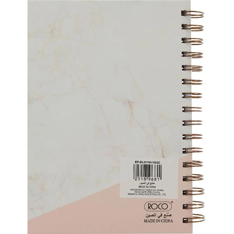 Notebook 19 X 26 cm Spiral - Grid 100 Sheets