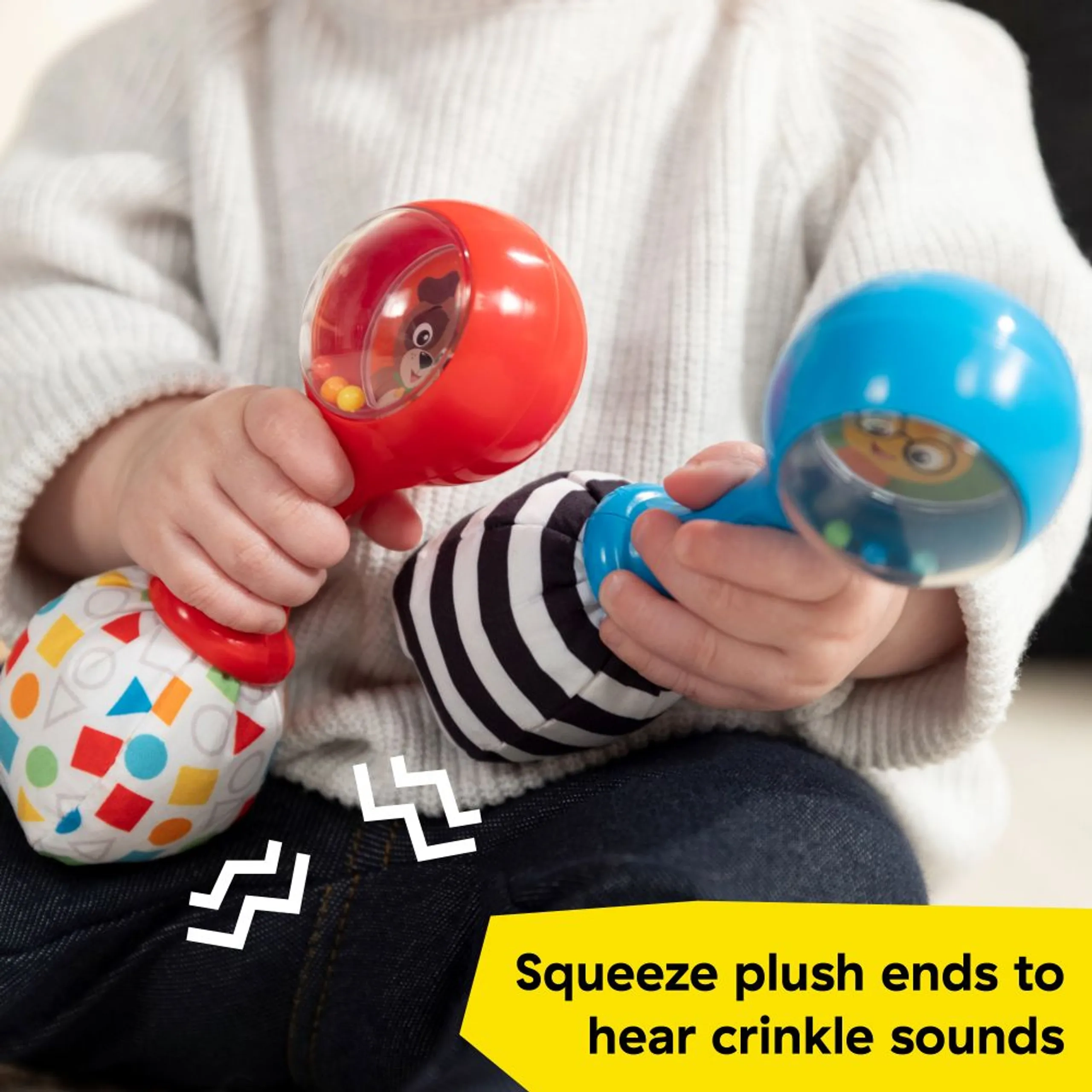 Shake & Groove Toy Maracas - 3 Months