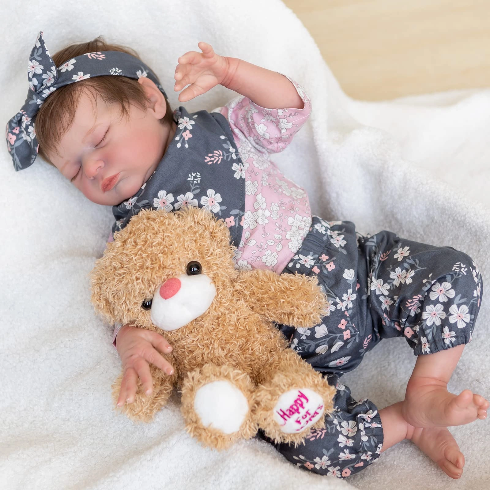 Nanjing keruita internet tech Co.,Ltd Reborn Baby Doll - 19inch Silicone Vinyl Girl Ages 3+ Gift Set