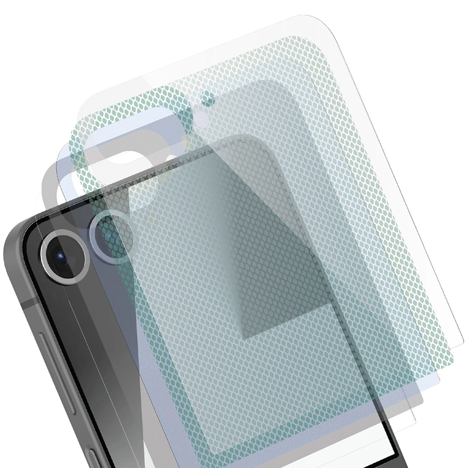Clear Shatterproof Glass Screen Protector for Samsung Galaxy Z Flip7