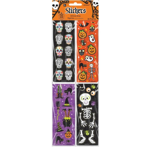 Party Centre Sticker Strips - 36 piece(s) Halloween