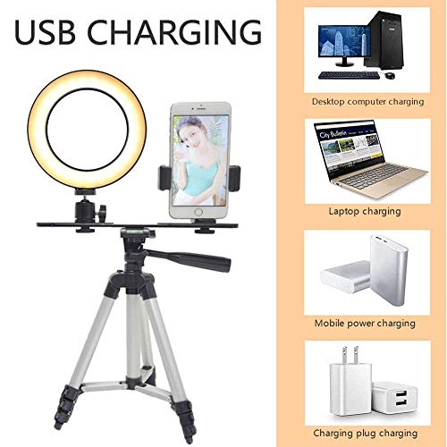 Ring Light LED - 6" Tripod 3 Light Modes