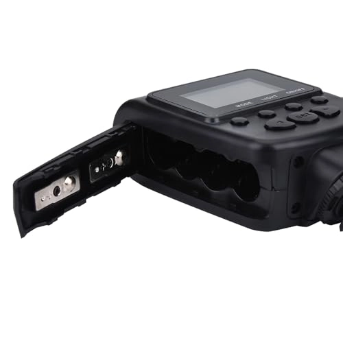 Portable LED Flash Light - 7 brightness modes LCD controller