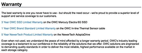 Mercury 6G SSD - 2.0TB 2.5-inch + AdaptaDrive + In-line Digital Thermal Sensor Cable + Installation Tools