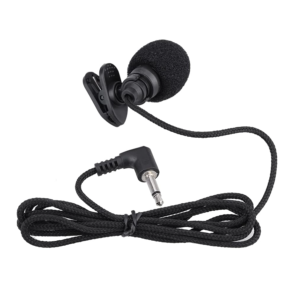 Mini Portable Clip-on Lapel Lavalier Condenser 3.5mm-Mini-Jack Microphone