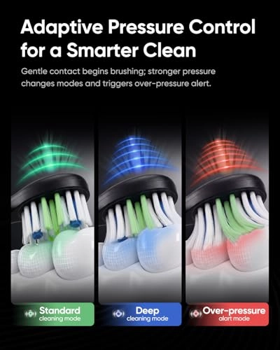 MS-D59 - Button-Free Pressure Sensor 3 Brush Heads