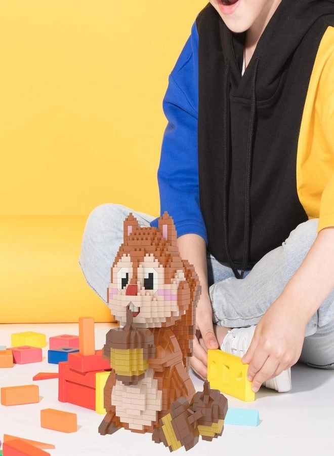 Animal Series Micro Building Blocks - Squirrel 1449 pcs