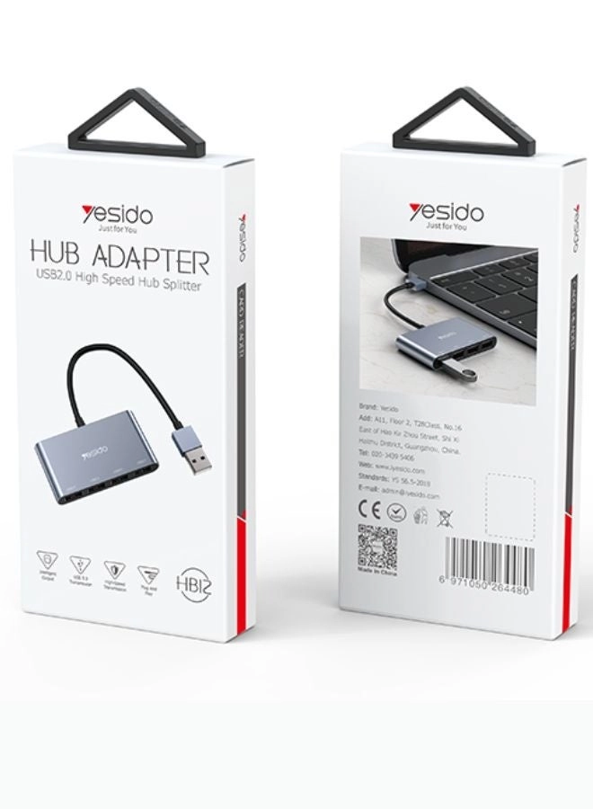 4-Port USB Hub Adapter - Wired