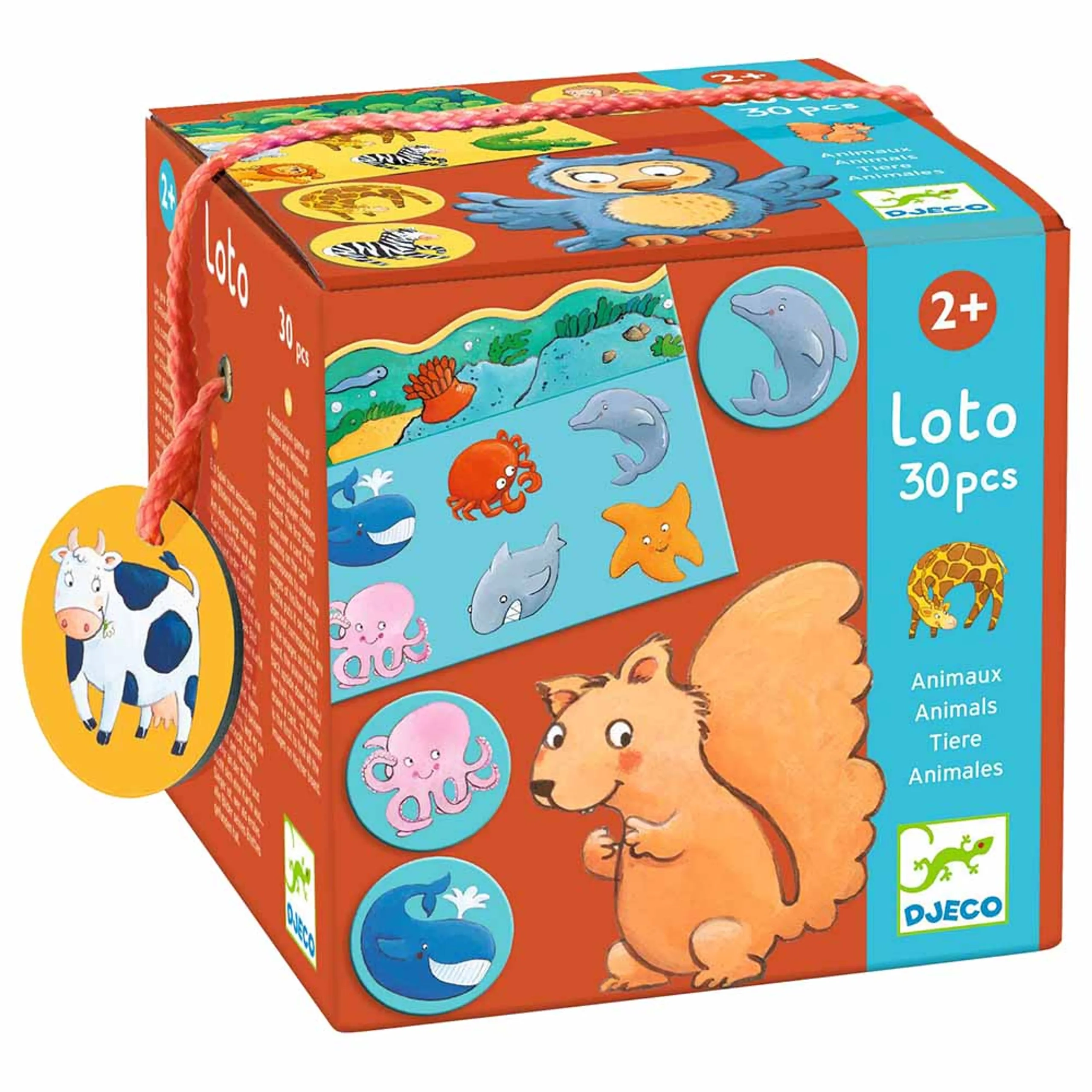 DJECO Lotus Animals - 24 months and up 30 pieces