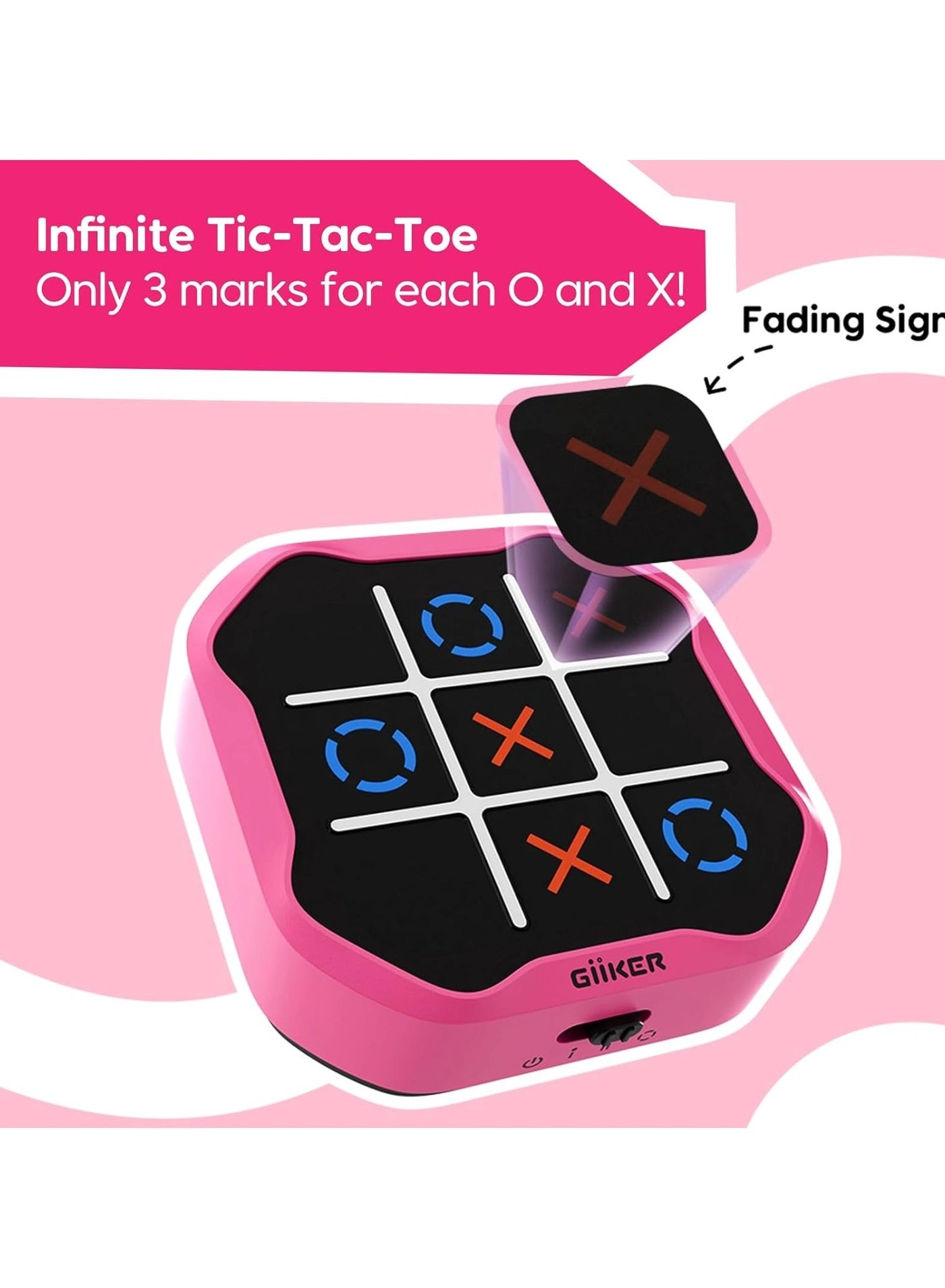 Tic-Tac-Toe Bolt - Pink Mini & Compact
