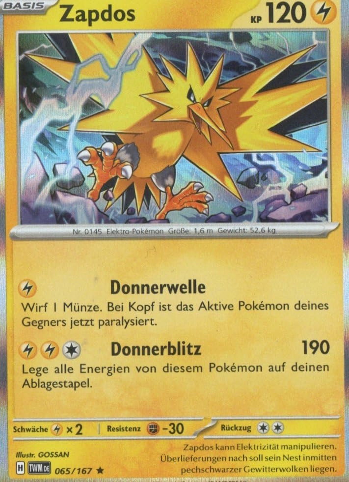 MZTCG Zaptos Masquerade in Twilight TWM 065 - German